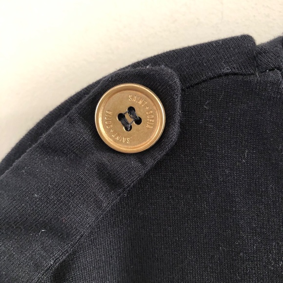 SAINT + SOFIA ‘Turn Up’ Tee in Black Rock N Roll - Picture 8 of 11